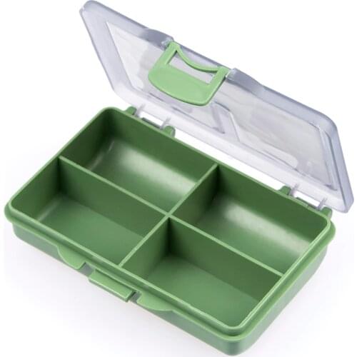 Lixada Fishing Tackle Box 4 / 6 /8 Compartments Fishing Tackles Box Tackle Storage Box for Carp Fishing Tackle Pesca