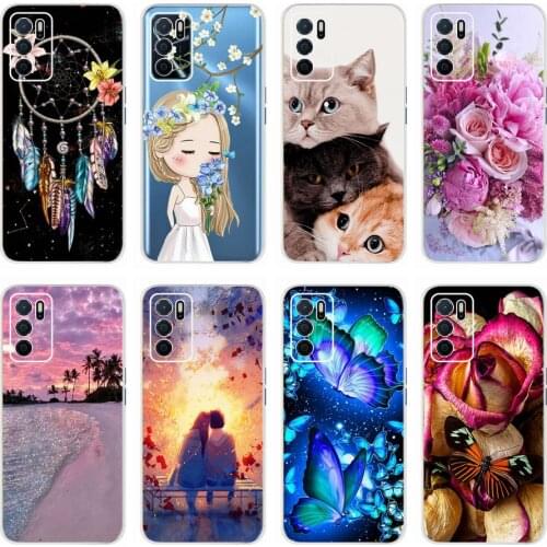 Cute Fashion Shell For Oppo A16 Case CPH2269 Soft Slim Fundas Phone Cases For Oppo A16 A 16 OppoA16 Back Cover Shockproof Bumper