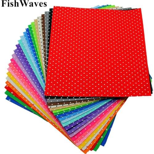 24psc 1mm Thick 30*30CM Nonwoven Printed Fabric Felt Polyester Color Felts Diy Sewing Crafts Handmade Home Christmas Decorations