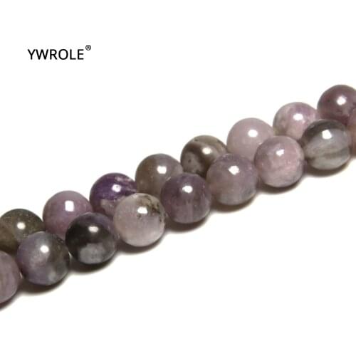 New AAA+ Quality Purple Lilac Stone Natural Stone Round Loose Beads For jewelry Making Agat 4/6/8/10/12MM Bracelet Strand DIY