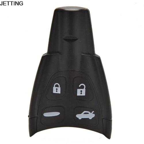 New Key Case For Car Key Shell For SAAB 93 95 9-3 9-5 WF Replacement Keyless Entry 4 Button Remote Key Shell