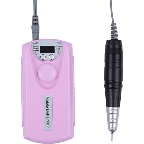New Portable Electric Nail Drill Machine 30000RPM Rechargeable Nail Grinding Machine for Manicure Pedicure Nail Art Accessory