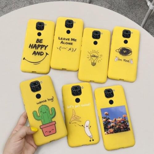 For Xiaomi Redmi Note 9 Case Shockproof Bumper Funda Soft Silicone TPU Back Protective Phone Cover For Xiaomi Redmi Note 9 Cases