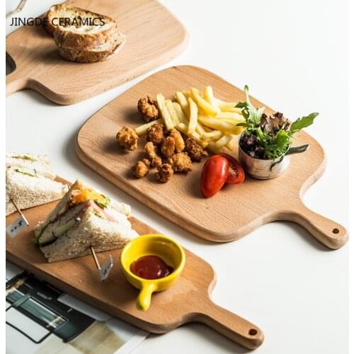 Japanese-style Whole Wood Chopping Boards Solid Wood Cutting Board Pizza Board Steak Bread Board Cutting Vegetables Fruit Tools