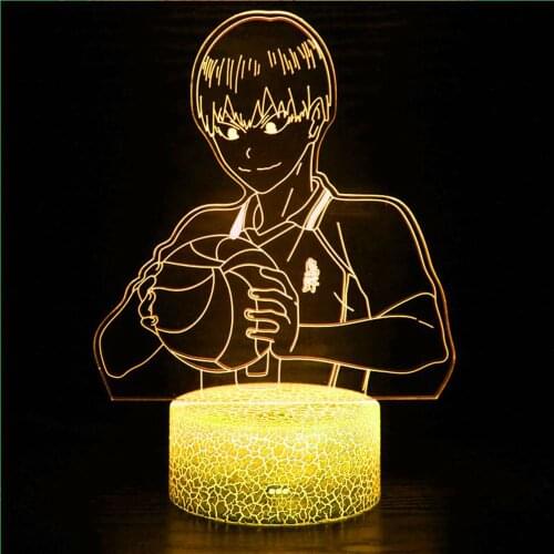 3D light led night light anime bedroom desktop decoration toy turned into colorful touch children girl birthday gift Christmas