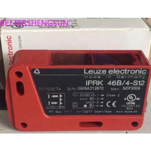 IPRK 46B/4-S12 Reflective Photoelectric Sensor with Polarizer