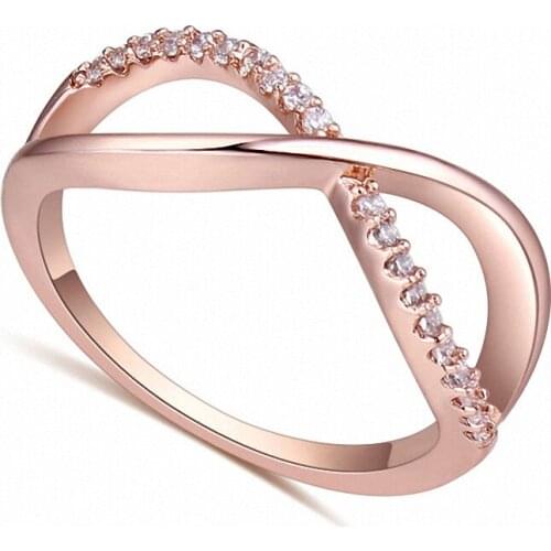 TRACYSWING 2 colors Real Brand AAA Zirconia Micro Inlays Simple Vintagle Fashion Ring for women New Sale Hot Th-116499