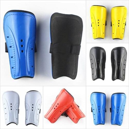 Three-Hole Leggings Reinforced Color Double-Bandage Football Shin Guards Protective Shin Pads For Adults Kids