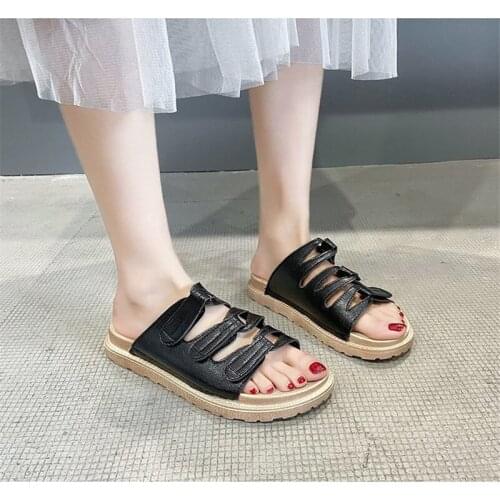 Womens Sandals Thick-soled Sandals and SlippersWomens Summer New Style Wedge Sandals SlippersOutdoor Beach Shoes Women