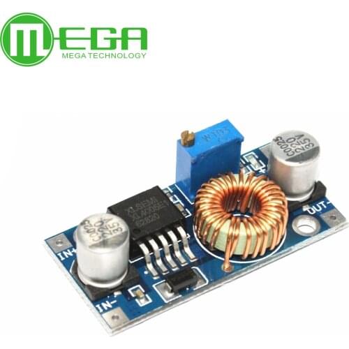 100pcs XL4005 DSN5000 Beyond LM2596 DC-DC adjustable step-down power Supply module 5A High current High power