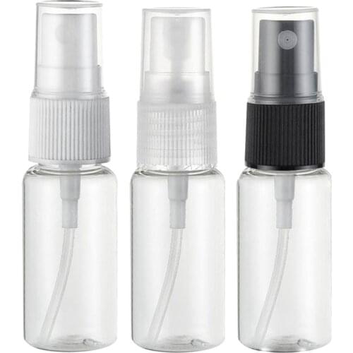 100 x 15ml Clear Portable Travel Plastic Perfume Mist Spray Bottle 15cc Empty Spray Atomizer Cosmetic Fragrance Container