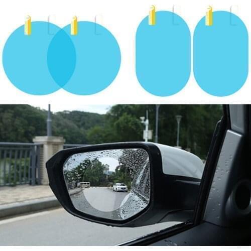 2Pcs Car Rearview Mirror Anti Water Film Sticker For Honda CRV Accord HR-V Vezel Fit City Civic Crider Odeysey Crosstour Jazz