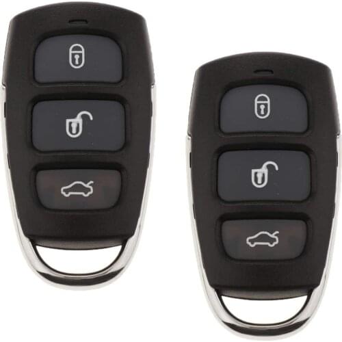 2-piece Car Key Shell Case Key Box Key Cover For Hyundai Kia 4-button