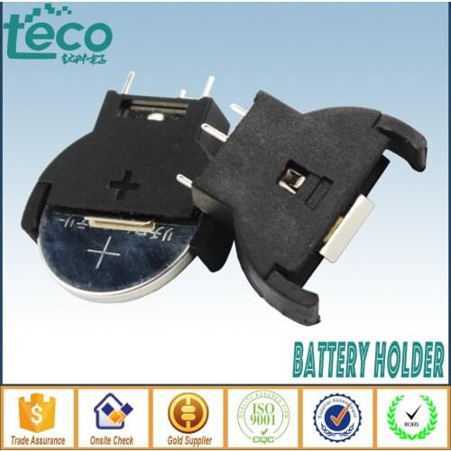 20PCS CR2032 2032 Battery Button Cell Holder Socket Case Black Plastic Box TTBH-CR2032-03