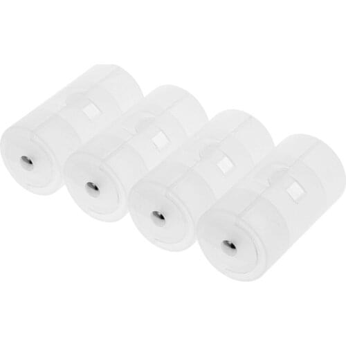 4 Pcs Battery Converter Adapter AA to D Size Battery Protective Case Holder Adaptor PP Material Suitable for All AA Batteries
