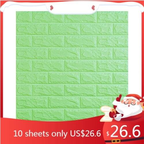 70x77cm PE Foam 3D Wall Stickers Safty Home Decor Wallpaper DIY Wall Decor Brick Living Room Kids Bedroom Decorative Sticker