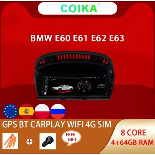 8.8" Car Auto Radio Muiltmedia Stereo For BMW E60 E61 E62 E63 E90 E91 E92 E93 Wifi BT IPS Touch Screen