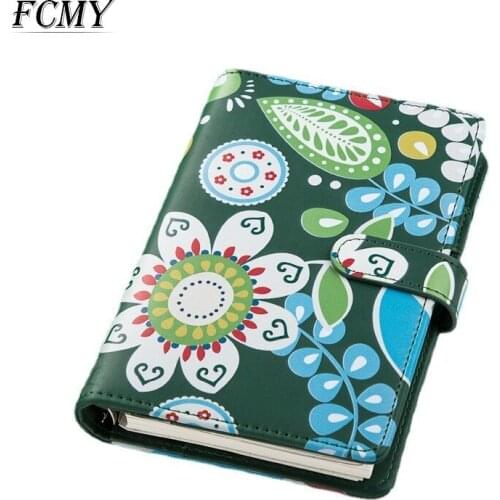 Creativity PU Notebook Planner Organizer Binder Diary Schedule Book Planner Diary Loose-leaf Binder School Supplies A6