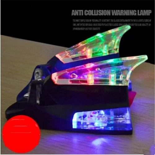 Car-styling Dummy Antenna Flash led Lights Case For Skoda Octavia Superb Yeti Roomster Fabia Rapid KODIAQ