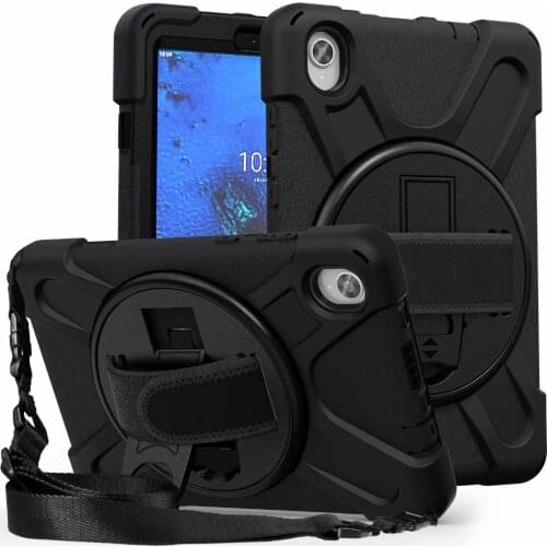 Kids Shockproof Case for Lenovo Tab M8 2020 TB-8705F Cover Funda 2019 TB-8505 8505F Heavy Duty Silicone Capa with Shoulder Strap