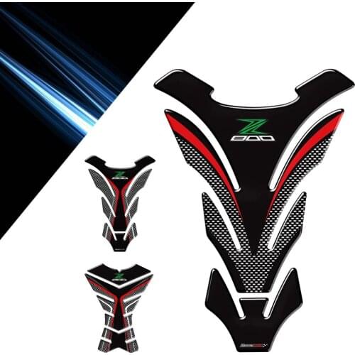For Kawasaki Z800 Z 800 motorcycle 3D logo traction side pad protection sticker fuel tank sticker