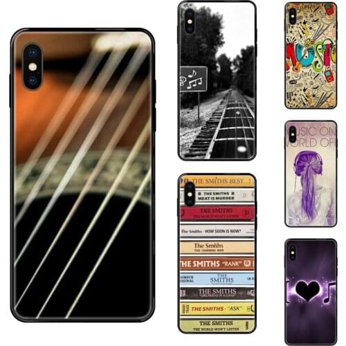 For Xiaomi Mi Note A1 A2 A3 5 5s 6 8 9 10 SE Lite Pro Ultra Colorways Quote Music Is Love Black Soft TPU Live Love Phone