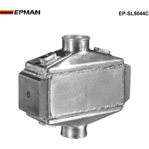 EPMAN Turbo Water to Air Intercooler - 12"x11"x4.5" Inlet/Outlet: 3" Front Mount Aluminium Turbo Intercooler EP-SL5044C