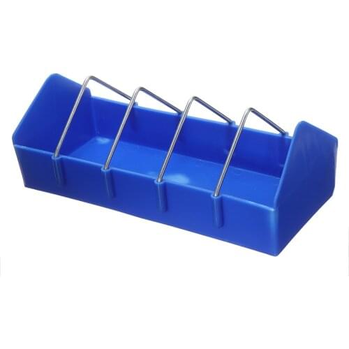 26CM Poultry Feeder Plastic Chicken Trough Pigeon Poultry Ground Feeder Drinker Birds Feed Cup Sturdy Construction Spill Plastic