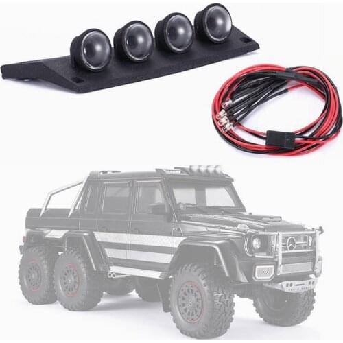 Roof searchlight/spotlight for 1/10 climbing car TRAXXAS TRX-4 G500 TRX6 G63 5MM LED