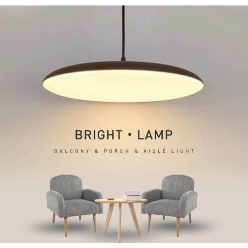 Chandelier led dining room lamp modern minimalist Nordic household living room bar counter single head dining room lamp lighting