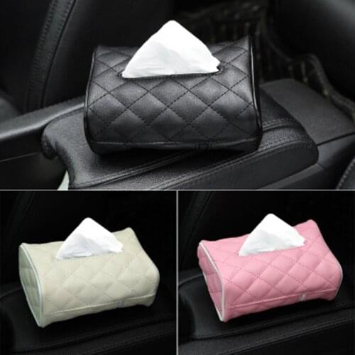 Multi-Functional Car Tissue Boxes Creative Anti-Slip Napkin Holder Seats Back Tissue Organizer Auto Decoration Accessories