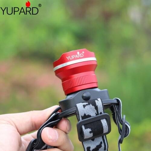 YUPARD HeadLight XML XM-L2 LED 3 Mode Waterproof Zoom Focus Front Light LED HeadLamp T6 LED fishing camping