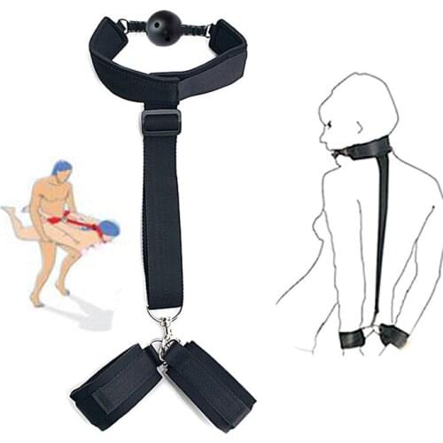 Bdsm Bondage Gear Sex Toys For Women Couples Restraint Handcuffs Ankle Cuffs Erotic Chastity Slave Adult Products No Vibator