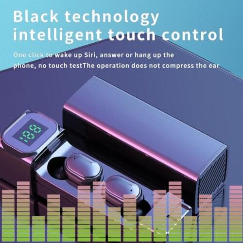 TWS Bluetooth Earphone 5.1 Sport Headphones BQC-01 Wireless 9D HIFI MIC Earbuds Gaming Music Headset For Android Xiaomi Huawei