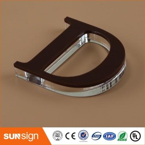 Wholesale decorative PMMA alphabet logo acrylic letter