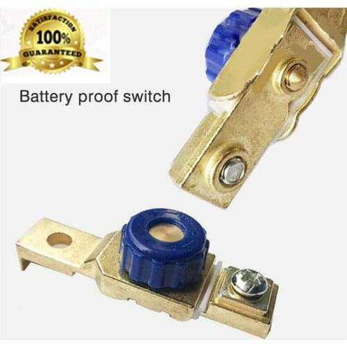 CARPRIE Battery Switch Car Motorcycle Disconnect Battery Link Terminal Quick Cut-off Kill Terminal Anti-leakage Switch 80A a14