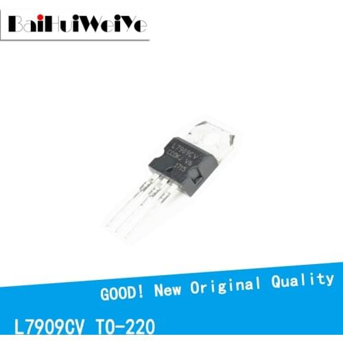 10PCS/LOT L7909 L7909C L7909CV 1.5A/9V TO-220 New and Original IC Chipset MOSFET MOSFT TO220 Three-Terminal Voltage Stabilizer