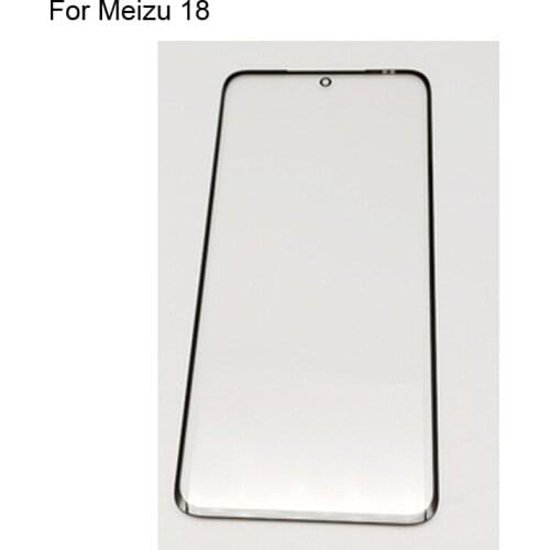 High quality For Meizu 18 6.2 inch Front Outer Glass Lens Touch Screen Outer Glass without Flex cable For Meizu18