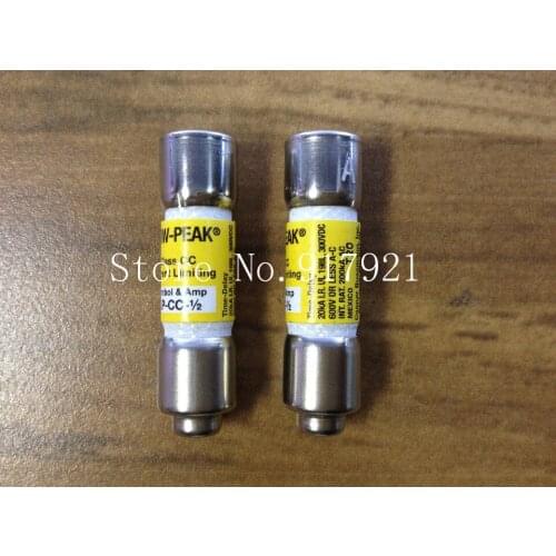 [ZOB] The United States Bussmann LOW-PEAK LP-CC-1/2 BUSS 600V FUSE 10X38 fuse tube --10PCS/LOT