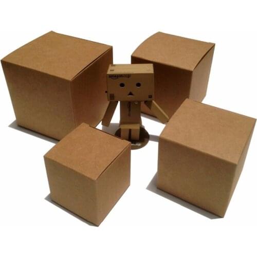 10*10*10cm Cube kraft paper box.gift small boxes 100pcs/lot