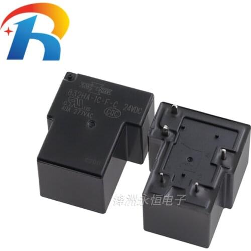 10PCS 100%Original New SONG CHUAN 832HA-1C-F-C-24VDC 832HA-1C-F-C 24VDC 832HA-1C-F-C-B-DC24V 5PINS 40A 24VDC Power Relay