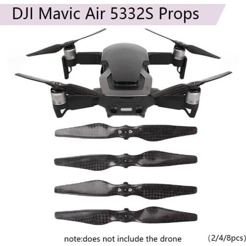 2/4/8pcs 5332S Carbon Fiber Propeller for DJI Mavic Air 5332 Quick Release Props Blade for DJI Mavic Air Props Blade Camera Part