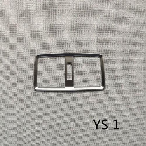 Interior Accessories fit for Skoda Kodiaq Garnish Rear Air Vent Trim Cover 2017 2018 2019 2020 Metal Car Styling