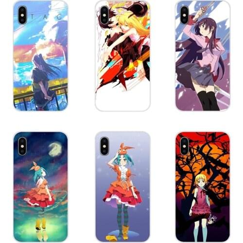 Monogatari Accessories Phone Cases Covers For Samsung Galaxy S4 S5 MINI S6 S7 edge S8 S9 S10 Plus Note 3 4 5 8 9