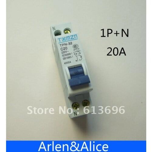 DPN 1P+N 20A Mini Circuit breaker MCB