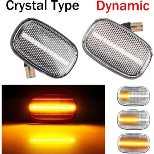 Car Dynamic LED Side Marker Light Turn Signal Light for Toyota Corolla Celica T19 T20 23 RAV4 Avensis Starlet Prius