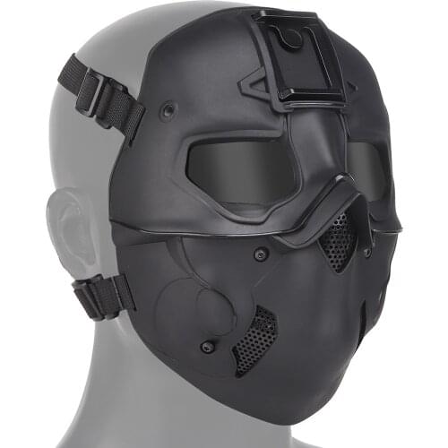 Bandit Airsoft Mask Airsoft Paintball Game Protective Gear Full Face Nose Protection Mask Breathable Hunting Mask Accessory