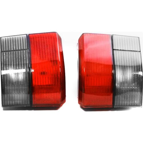 Car Rear Tail Fog Light Lamp Cover Light Lens Braking Signal Smoked Red Light Lamps For VW Transporter Caravelle T4 1992-2004