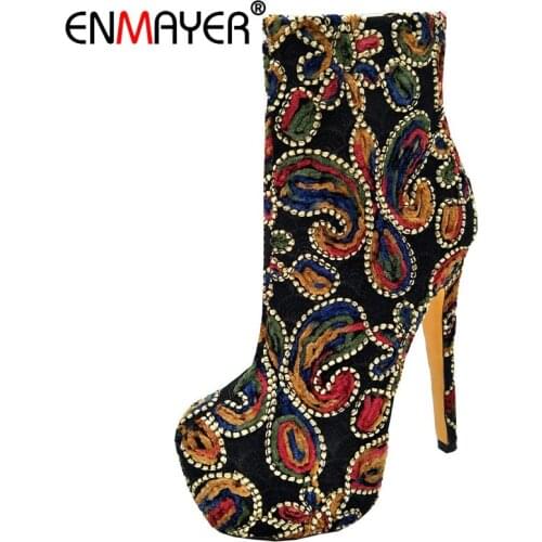 Женские резиновые сапоги ENMAYER China At AliExpress