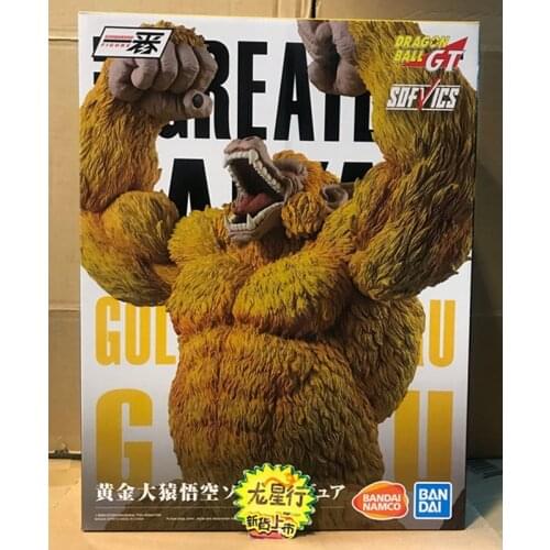 BANDAI Banpresto DRAGON BALL GT Son goku Golden Great Ape Gogeta Anime Figure Toys